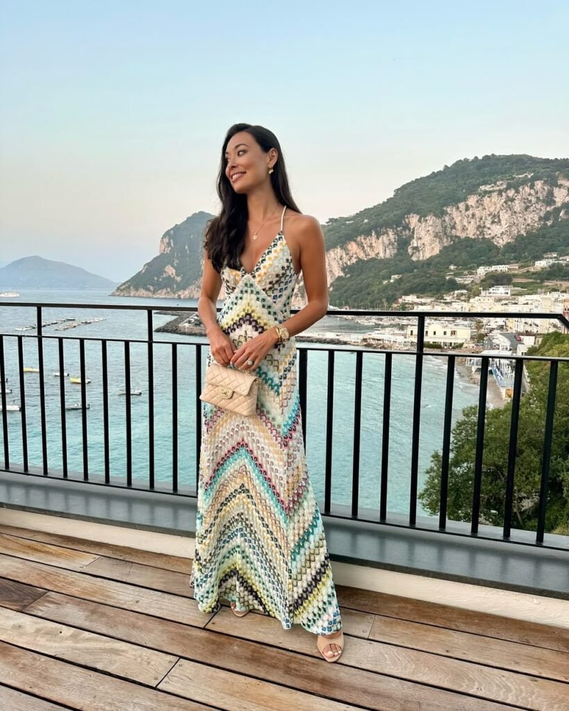 ROBE LONGUE MISSONI ZIGZAG DOS NU